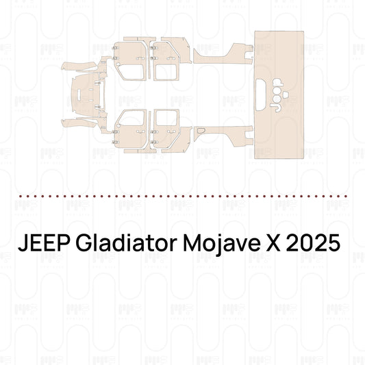 PPF precortado JEEP Gladiator Mojave X 2025