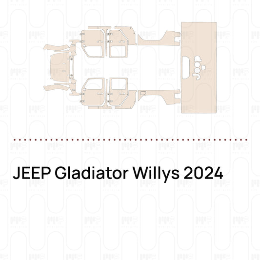 PPF precortado JEEP Gladiator Willys 2024