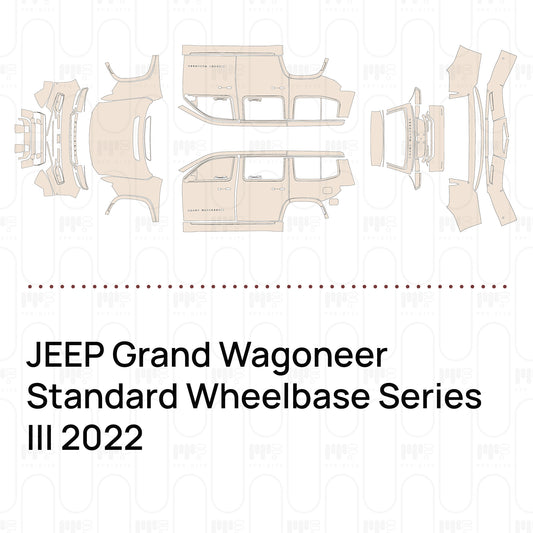 Pre-Cut PPF JEEP Grand Wagoneer Standard Wheelbase Series III 2022