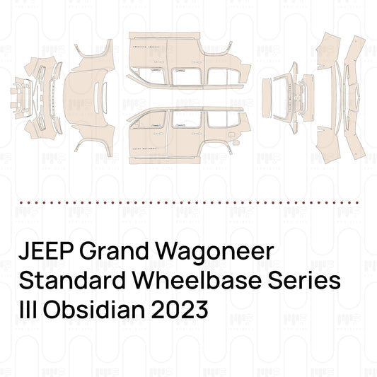PPF precortado JEEP Grand Wagoneer Standard Wheelbase Series III Obsidian 2023
