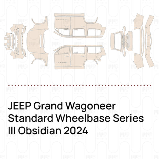 PPF precortado JEEP Grand Wagoneer Standard Wheelbase Series III Obsidian 2024