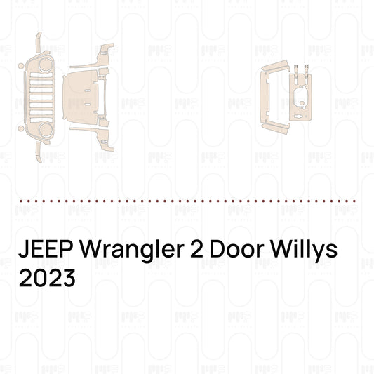 PPF precortado JEEP Wrangler 2 Door Willys 2023
