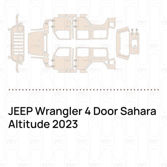 PPF precortado JEEP Wrangler 4 Door Sahara Altitude 2023