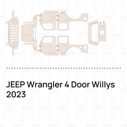 PPF precortado JEEP Wrangler 4 Door Willys 2023
