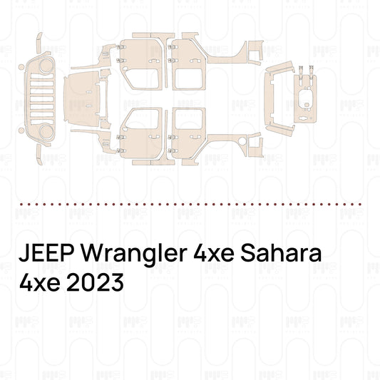PPF precortado JEEP Wrangler 4xe Sahara 4xe 2023
