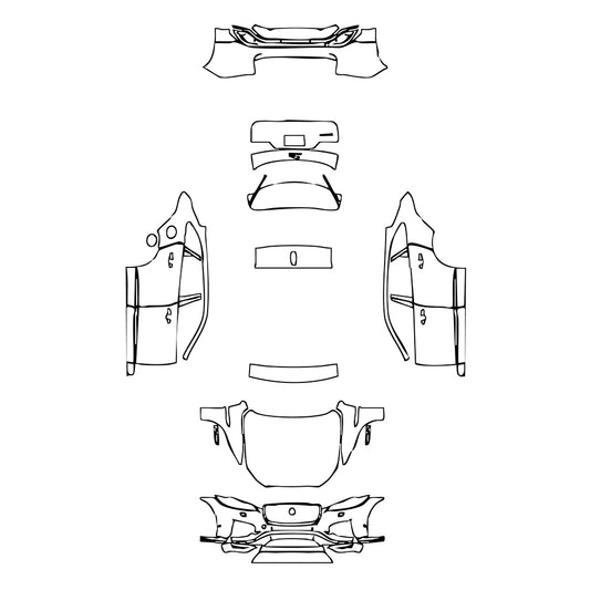Pre-Cut PPF Jaguar F-Pace Base 2021 - PPF-Kits