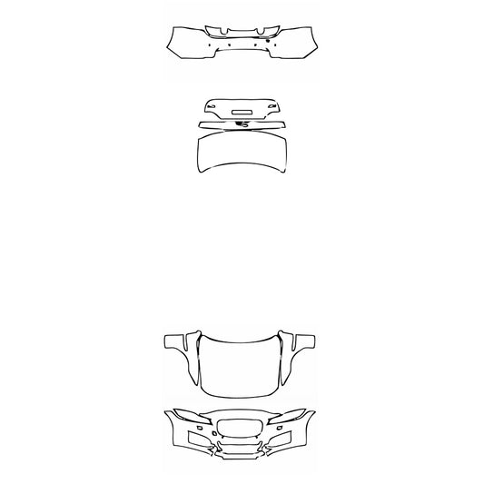 Pre-Cut PPF Jaguar XF XF Prestige 2018 - PPF-Kits