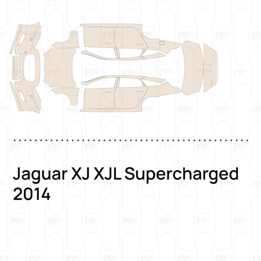 Pre-Cut PPF Jaguar XJ XJL Supercharged 2014