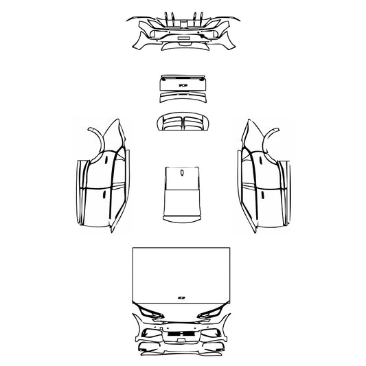 Pre-Cut PPF KIA EV6 GT 2021 - PPF-Kits