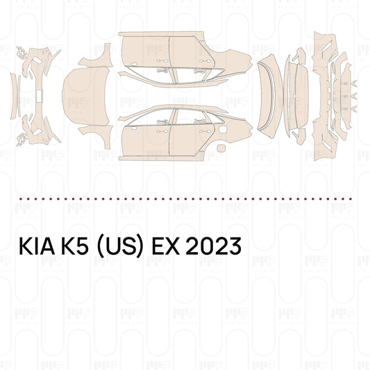 Pre-Cut PPF KIA K5 (US) EX 2023