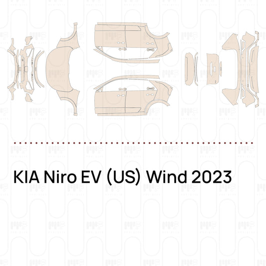 Pre-Cut PPF KIA Niro EV (US) Wind 2023