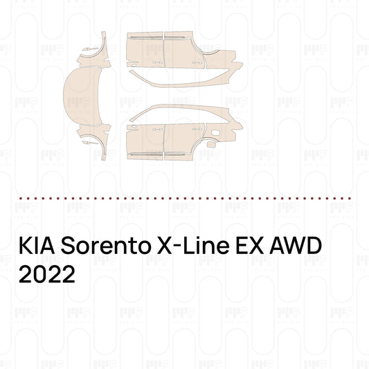 Pre-Cut PPF KIA Sorento X-Line EX AWD 2022