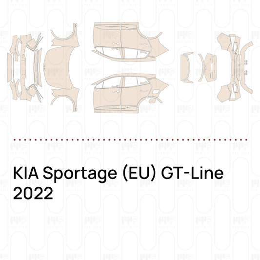 Pre-Cut PPF KIA Sportage (EU) GT-Line 2022