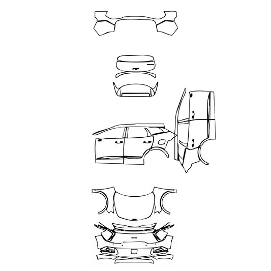 Pre-Cut PPF KIA Sportage (US) SX 2023 - PPF-Kits