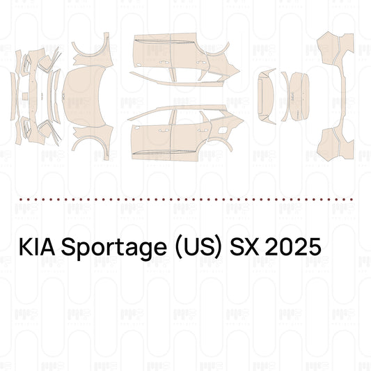 Pre-Cut PPF KIA Sportage (US) SX 2025