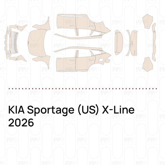 Pre-Cut PPF KIA Sportage (US) X-Line 2026