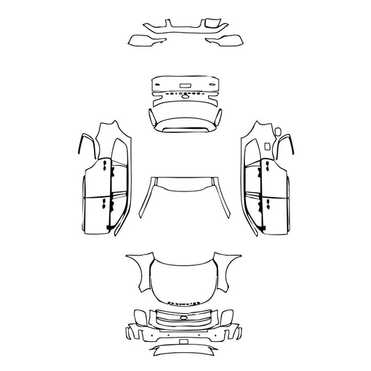 Pre-Cut PPF KIA Telluride EX 2021 - PPF-Kits