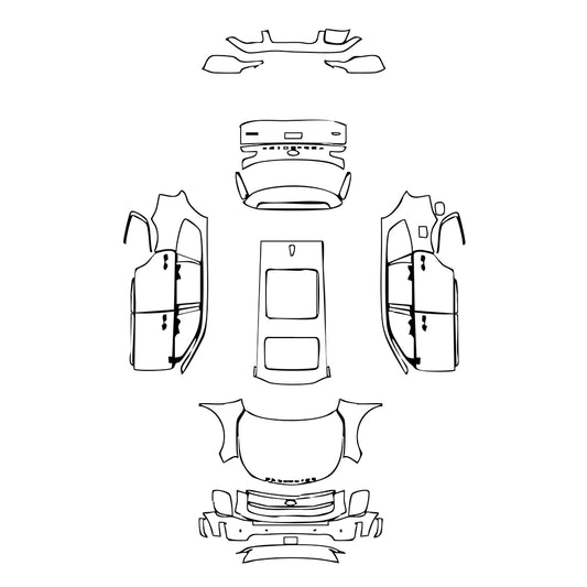 Pre-Cut PPF KIA Telluride SX 2021 - PPF-Kits