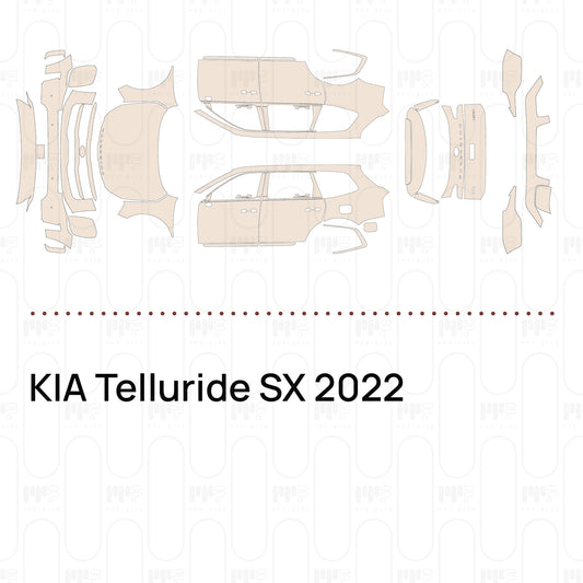 Pre-Cut PPF KIA Telluride SX 2022