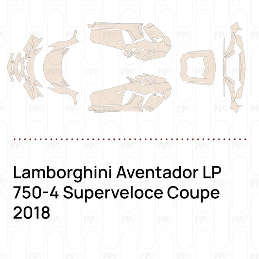 Pre-Cut PPF Lamborghini Aventador LP 750-4 Superveloce Coupe 2018