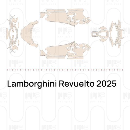 Lamborghini Revuelto 2025 – Lámina de protección PPF precortada