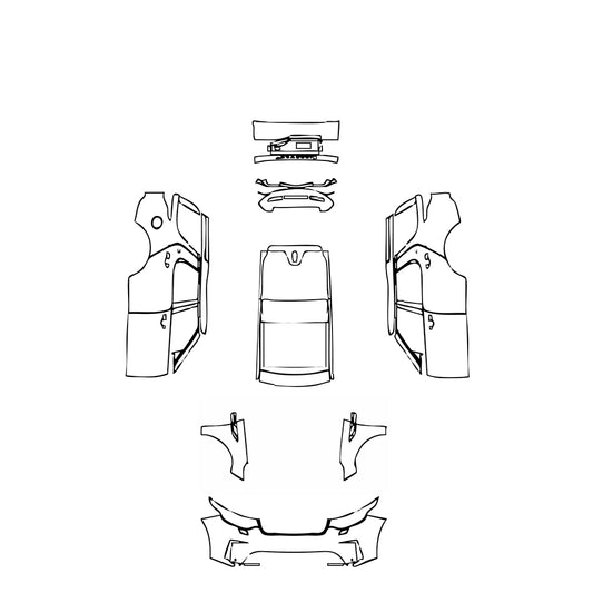 Pre-Cut PPF Land Rover Discovery Discovery 5 HSE Luxury 2019 - PPF-Kits