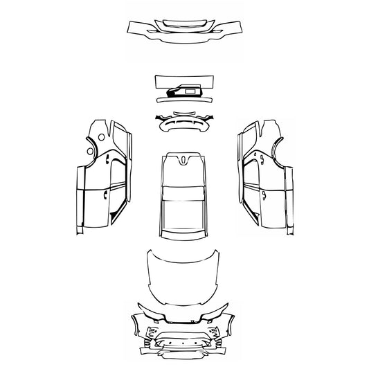 Pre-Cut PPF Land Rover Discovery Discovery 5 R-Dynamic S 2024 - PPF-Kits