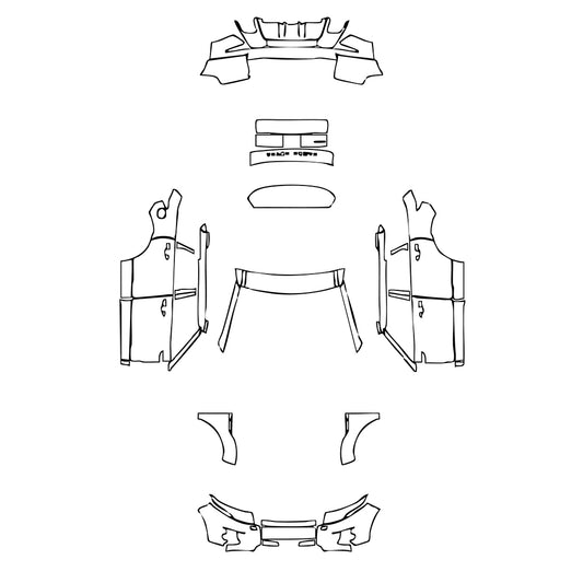 Pre-Cut PPF Land Rover Range Rover Evoque 5 Doors Base 2012 - PPF-Kits