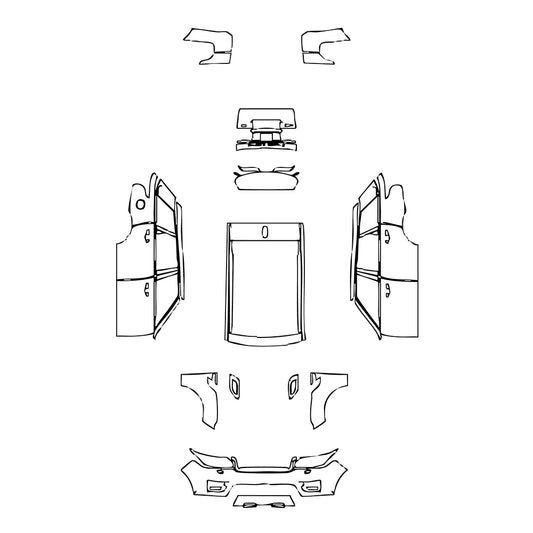 Pre-Cut PPF Land Rover Range Rover Sport HSE 2015 - PPF-Kits