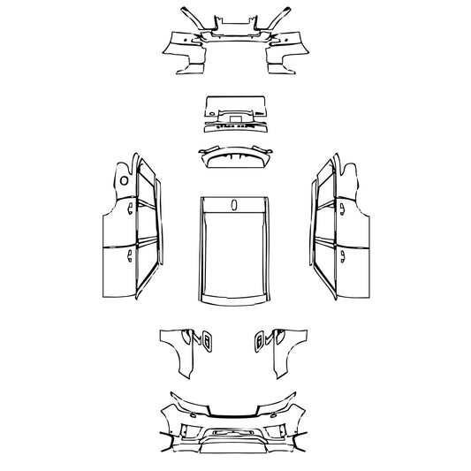 Pre-Cut PPF Land Rover Range Rover Sport P400e 2020 - PPF-Kits