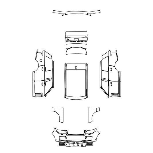 Pre-Cut PPF Land Rover Range Rover Standard Wheelbase Base 2020 - PPF-Kits