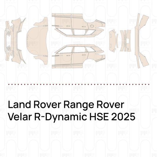 Pre-Cut PPF Land Rover Range Rover Velar R-Dynamic HSE 2025