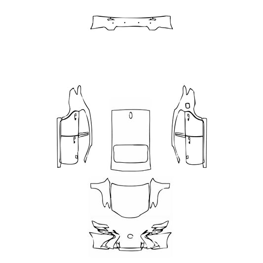 Pre-Cut PPF Lexus GS Base 2016 - PPF-Kits