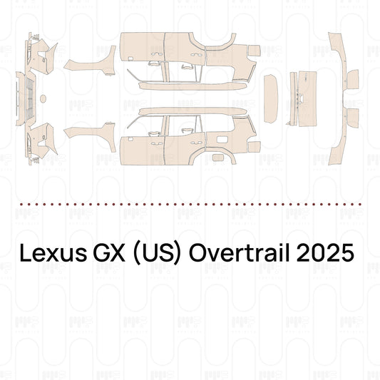 Pre-Cut PPF Lexus GX (US) Overtrail 2025