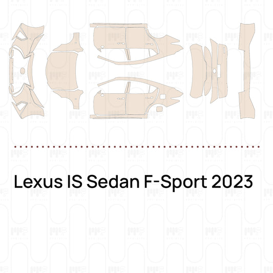 PPF precortado Lexus IS Sedan F-Sport 2023