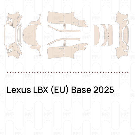 PPF precortado Lexus LBX (EU) Base 2025