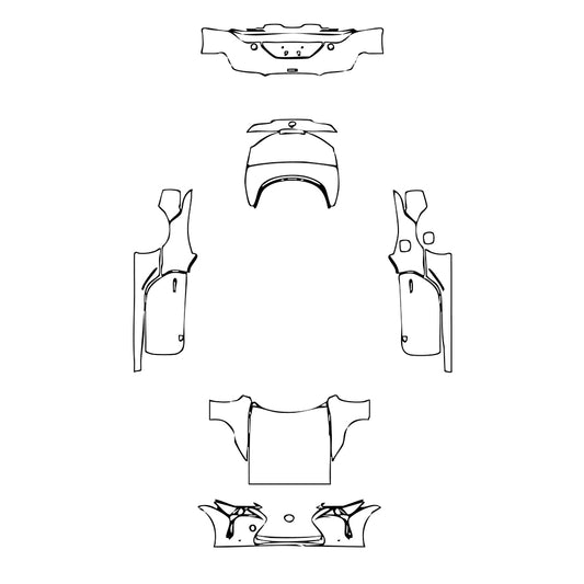 Pre-Cut PPF Lexus LC Convertible 2022 - PPF-Kits
