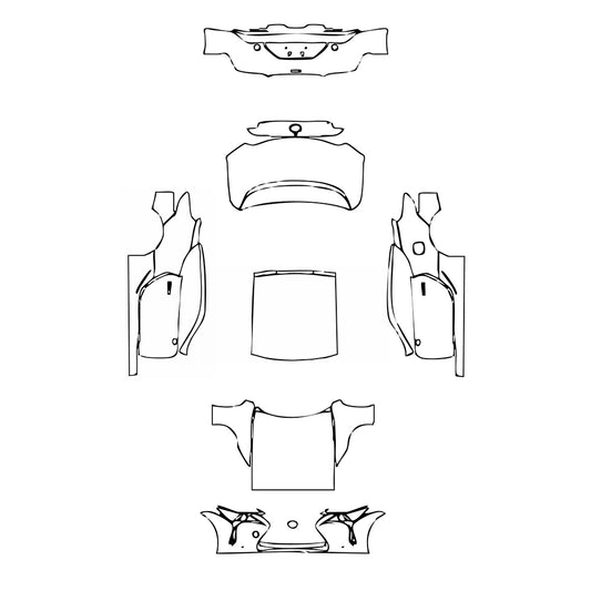Pre-Cut PPF Lexus LC Coupe 2022 - PPF-Kits