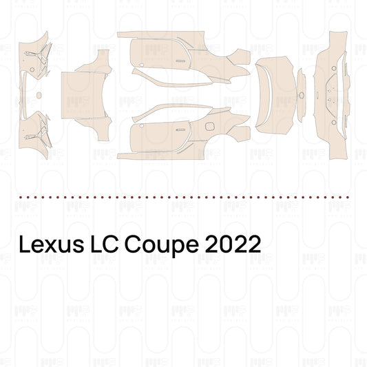 PPF precortado Lexus LC Coupe 2022