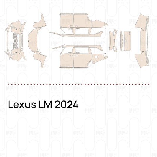 PPF precortado Lexus LM 2024