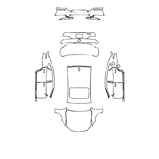 Pre-Cut PPF Lexus LS Fuel Base 2024 - PPF-Kits