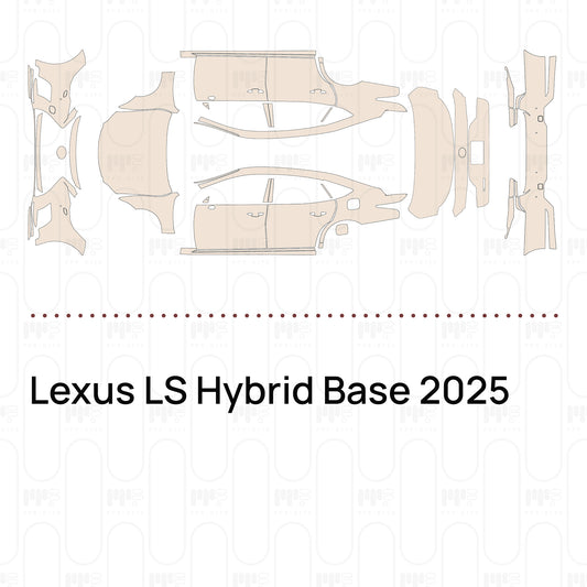 Pre-Cut PPF Lexus LS Hybrid Base 2025