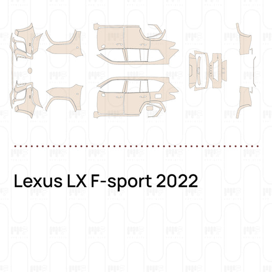PPF precortado Lexus LX F-sport 2022