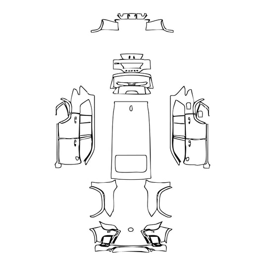 Pre-Cut PPF Lexus LX Luxury 2023 - PPF-Kits