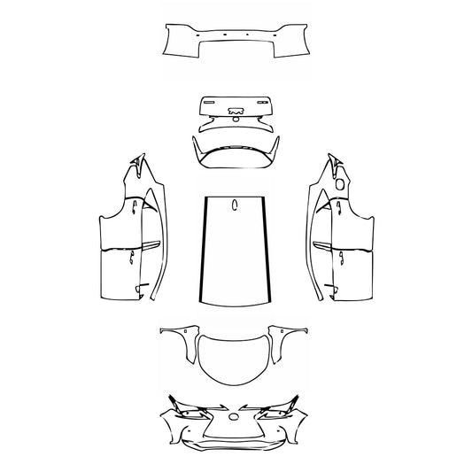 Pre-Cut PPF Lexus NX F-Sport 2014 - PPF-Kits