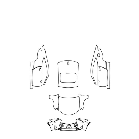 Pre-Cut PPF Lexus RC F-Sport 2021 - PPF-Kits