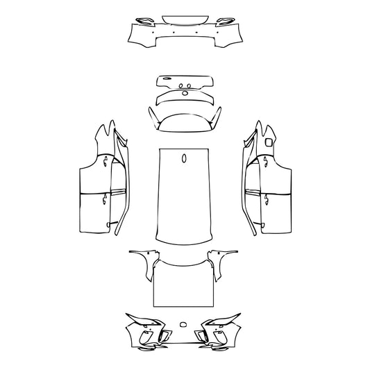 Pre-Cut PPF Lexus RX RX (SWB) F-Sport 2020 - PPF-Kits