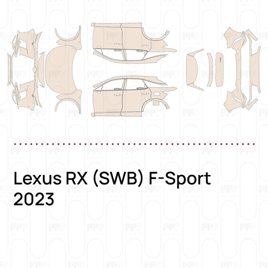 PPF precortado Lexus RX (SWB) F-Sport 2023