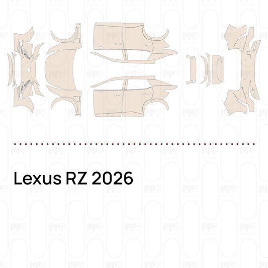 Pre-Cut PPF Lexus RZ 2026