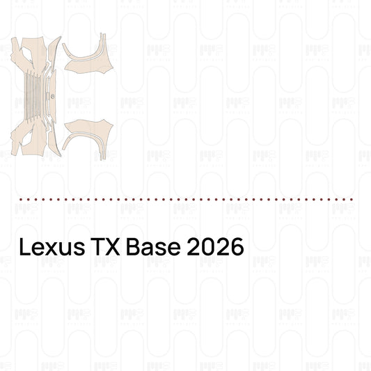 PPF precortado Lexus TX Base 2026